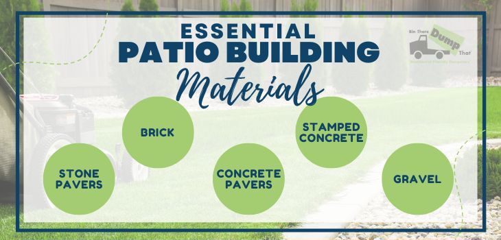 Patio building materials